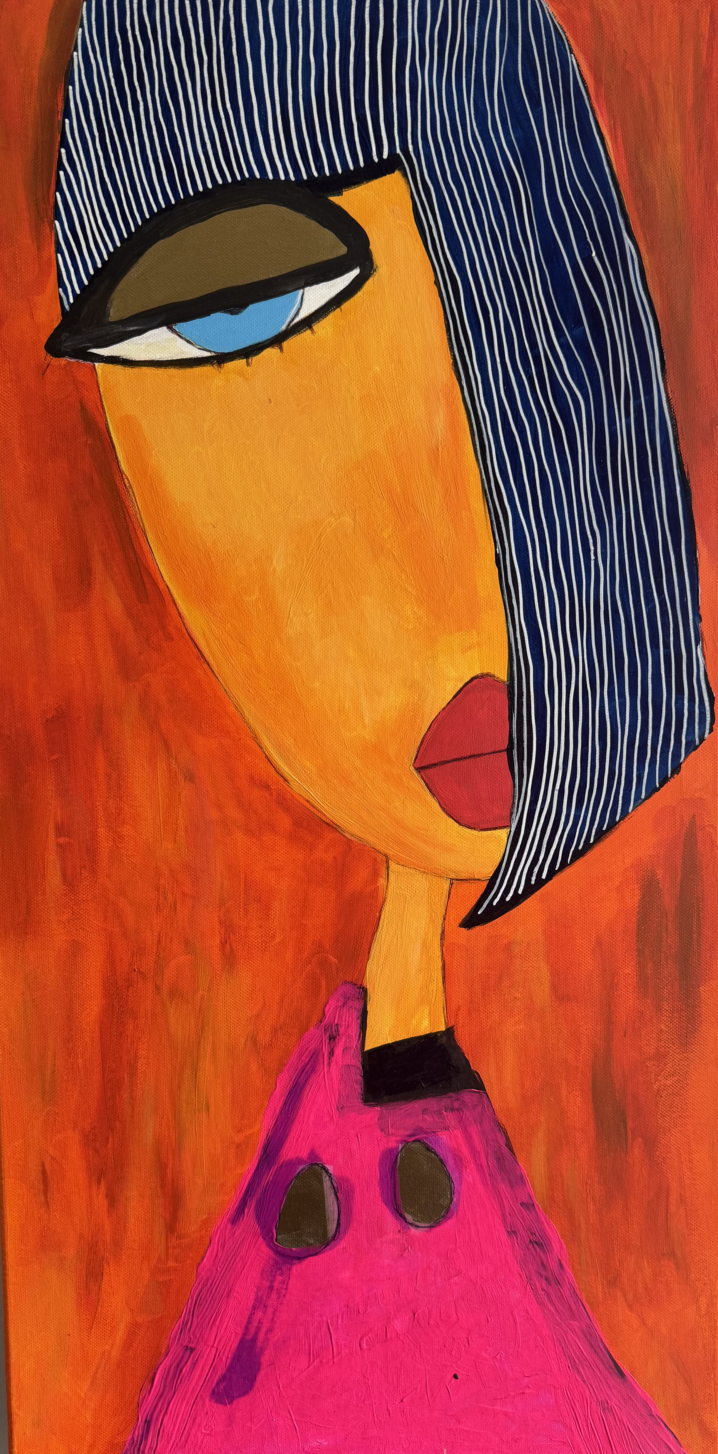 Painted Radiant Woman