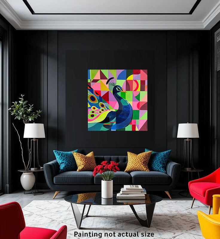 Painted Radiant Peacock